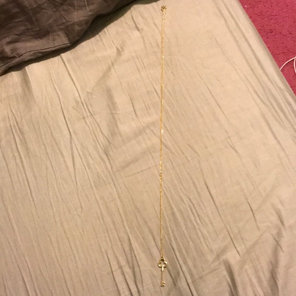 SALE 🏷 Gold Plated Key Necklace Made in Italy - Picture 3 of 3